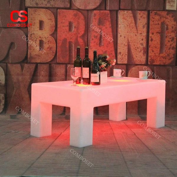 Đèn LED Bàn Cafe RGB 16 Màu Chống Thấm Nước Decor Quán Bar, Sân Vườn, Không Gian Ngoài Trời