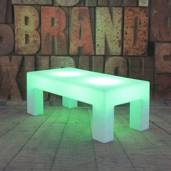 Đèn LED Bàn Cafe RGB 16 Màu Chống Thấm Nước Decor Quán Bar, Sân Vườn, Không Gian Ngoài Trời