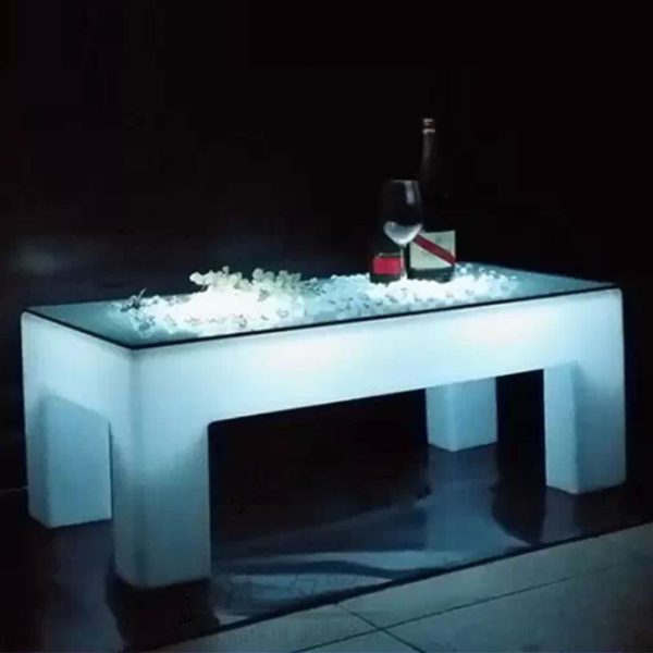 Đèn LED Bàn Cafe RGB 16 Màu Chống Thấm Nước Decor Quán Bar, Sân Vườn, Không Gian Ngoài Trời
