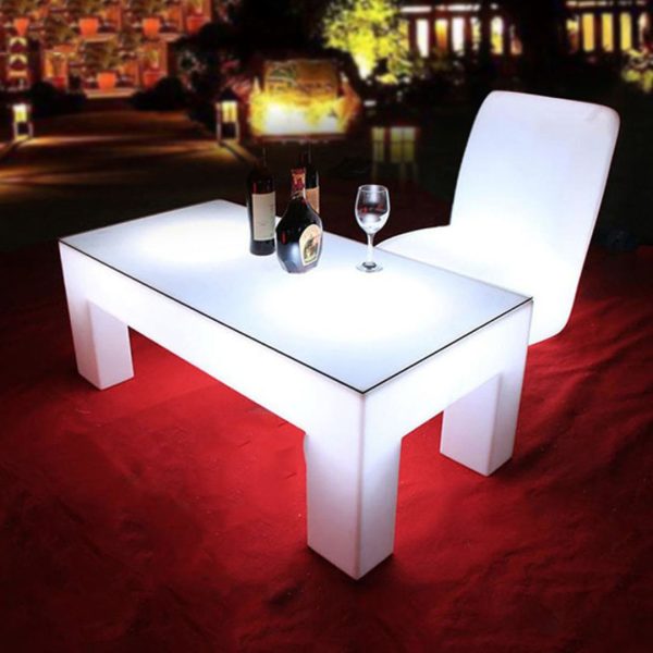 Đèn LED Bàn Cafe RGB 16 Màu Chống Thấm Nước Decor Quán Bar, Sân Vườn, Không Gian Ngoài Trời