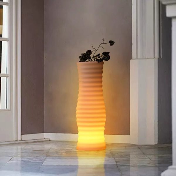 Đèn LED Dạ Quang Bình Hoa Chống Thấm Nước, Chuyển Màu Linh Hoạt Decor Sân Vườn, Phòng Khách