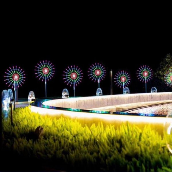 Đèn LED Pháo Hoa Nhấp Nháy Nhiều Màu Trang Trí Lễ Hội Ngoài Trời Sự Kiện Mừng Năm Mới