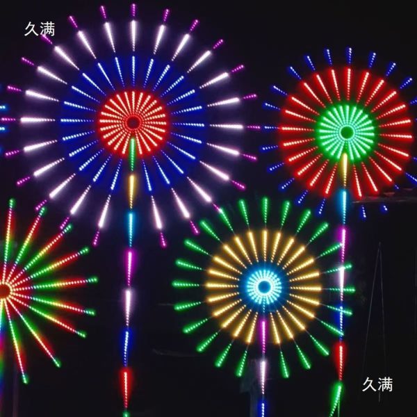 Đèn LED Pháo Hoa Nhấp Nháy Nhiều Màu Trang Trí Lễ Hội Ngoài Trời Sự Kiện Mừng Năm Mới