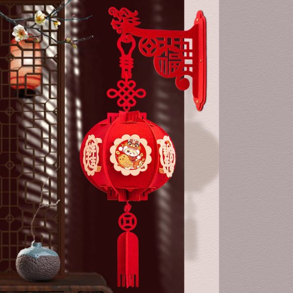 Đèn Lồng Đỏ Mùa Xuân Trang Trí Cung Điện Phong Cách Trung Hoa Năm Mới Rực Rỡ