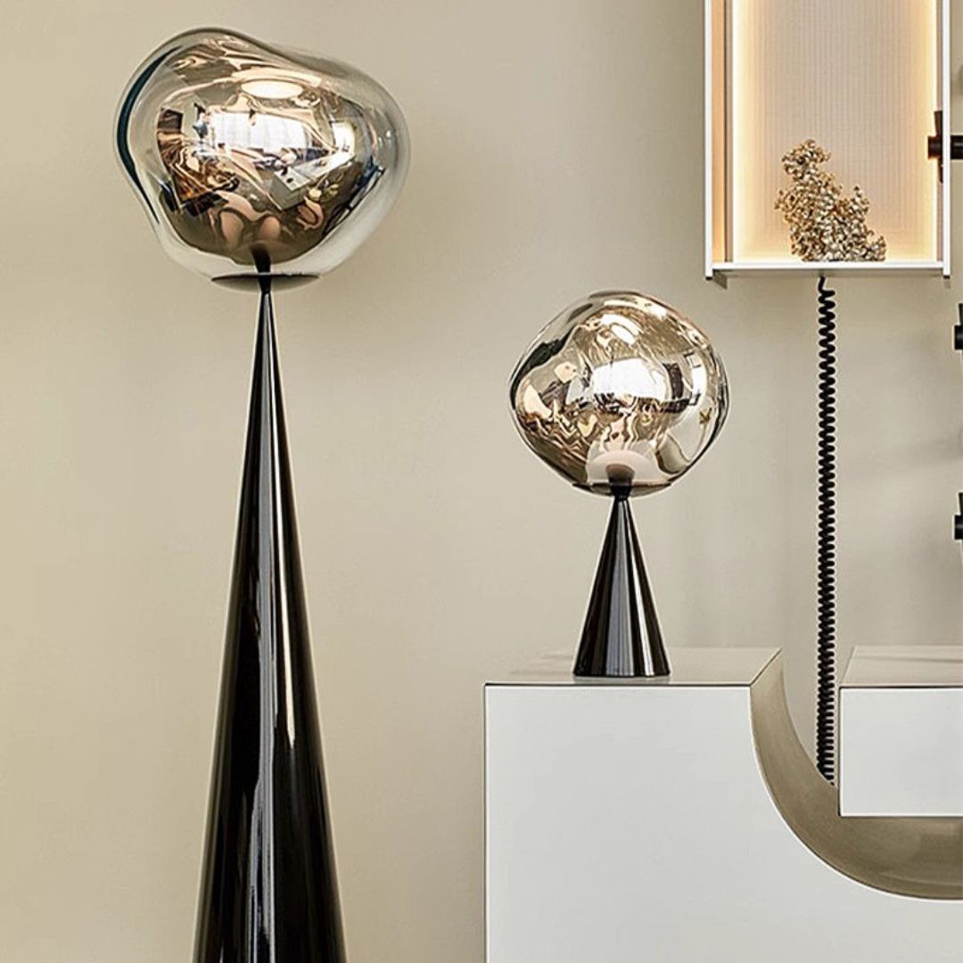 Đèn Sàn Đá Tom Dixon Lava Bằng Acrylic Nghệ Thuật Trang Trí Nội Thất Triển Lãm Sáng Tạo
