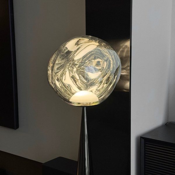 Đèn Sàn Đá Tom Dixon Lava Bằng Acrylic Nghệ Thuật Trang Trí Nội Thất Triển Lãm Sáng Tạo