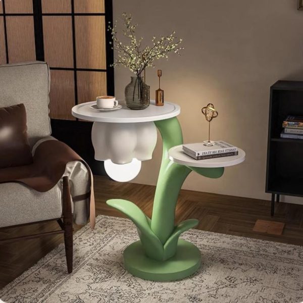 Đèn Sàn Hoa Phát Sáng Hoạt Hình Kèm Kệ Bàn Cafe Phòng Khách Đầu Giường Phòng Ngủ Trẻ Em