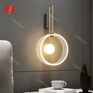 Đèn Tường Acrylic Phòng Ngủ Tối Giản Ánh Sáng Ấm Mang Lại Không Gian Thư Giãn Hiện Đại