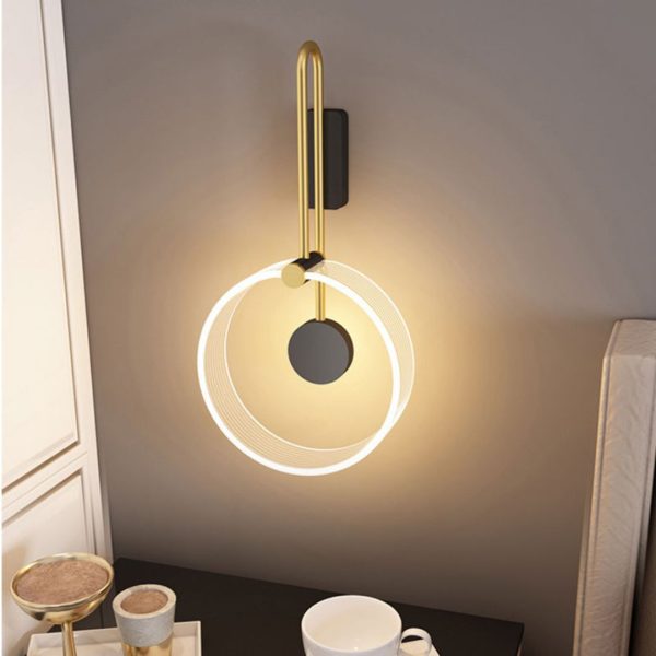 Đèn Tường Acrylic Phòng Ngủ Tối Giản Ánh Sáng Ấm Mang Lại Không Gian Thư Giãn Hiện Đại