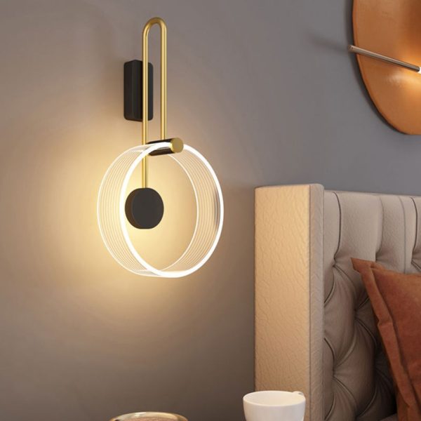 Đèn Tường Acrylic Phòng Ngủ Tối Giản Ánh Sáng Ấm Mang Lại Không Gian Thư Giãn Hiện Đại