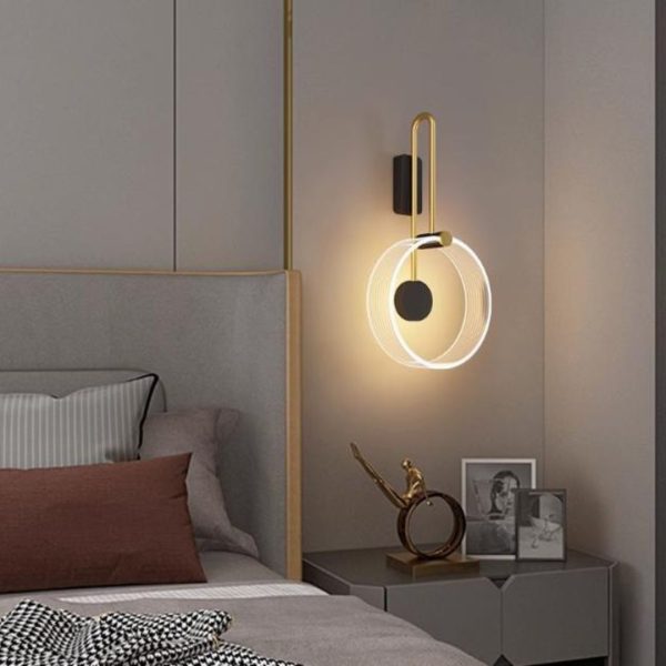 Đèn Tường Acrylic Phòng Ngủ Tối Giản Ánh Sáng Ấm Mang Lại Không Gian Thư Giãn Hiện Đại