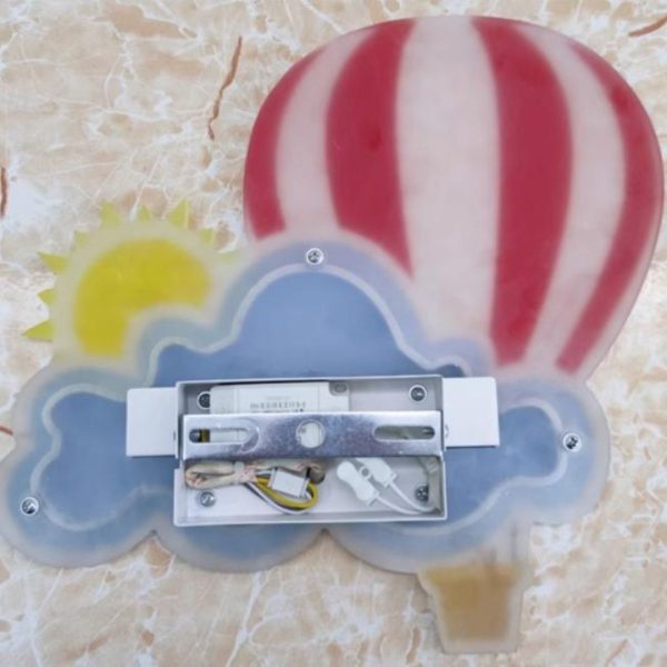 Đèn Tường Hình Khinh Khí Cầu Màu Sắc Hoạt Hình Decor Phòng Ngủ Cho Bé 2 Chế Độ Sáng