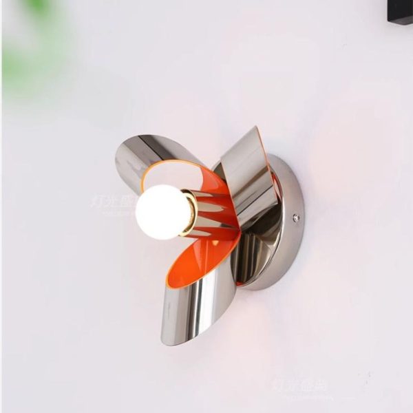 Đèn Tường Sắt Mạ Crome Bauhaus Phong Cách Tối Giản Trang Trí Nội Thất Hiện Đại