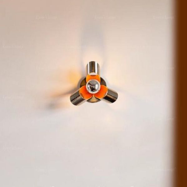 Đèn Tường Sắt Mạ Crome Bauhaus Phong Cách Tối Giản Trang Trí Nội Thất Hiện Đại