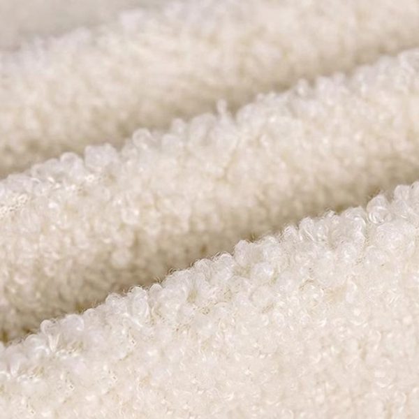 Ghế Ăn Gỗ Nguyên Khối Vải Cừu Mềm Mại Tựa Lưng Thiết Kế Hình Oval Độc Đáo Decor Không Gian Bếp