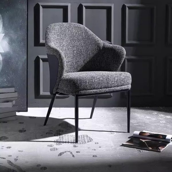 Ghế Ăn Phong Cách Bắc Âu Vải Cotton Lanh Thiết Kế Hiện Đại Trang Trí Bàn Ăn Sang Trọng