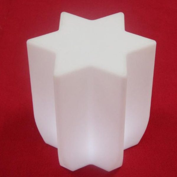 Ghế Đèn LED Hình Lục Giác Dạ Quang Phát Sáng Chống Thấm Trang Trí Quán Bar, Cafe Lung Linh