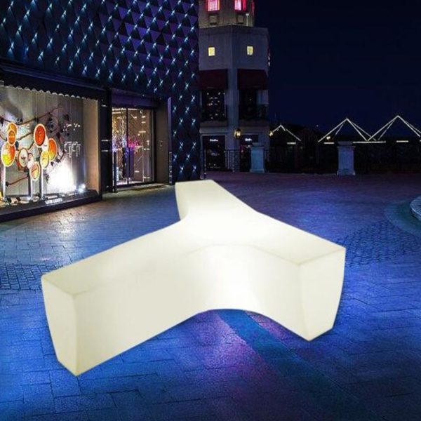 Ghế Đèn LED Lớn Dài Hình Học Chống Thấm Dùng Trong Trung Tâm Thương Mại, Sân Vườn, Công Viên