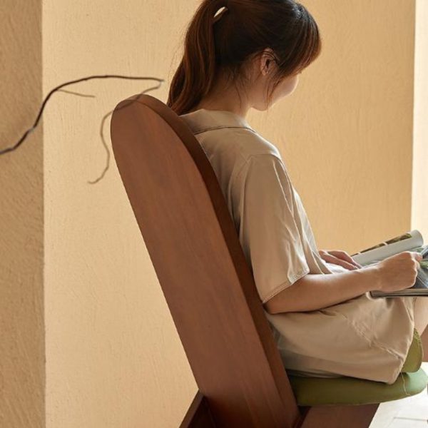 Ghế Gỗ Tựa Lưng Retro Thiết Kế Đơn Giản Trang Trí Bàn Cafe, Phòng Bếp Cá Tính