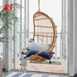 Ghế Mây Treo Xích Đu Thủ Công Mỹ Nghệ Trang Trí Resort, Bãi Biển Ban Công Ngoài Trời
