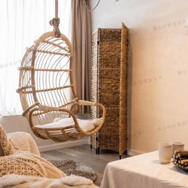 Ghế Mây Treo Xích Đu Thủ Công Mỹ Nghệ Trang Trí Resort, Bãi Biển Ban Công Ngoài Trời