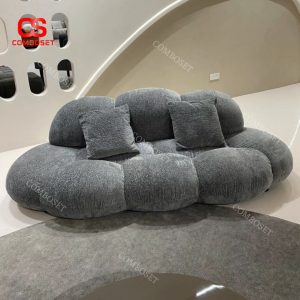 Ghế Sofa Đám Mây Lông Cừu Lớn Mềm Mại Trang Trí Thẩm Mỹ Viện, Phòng Chờ, Phòng Khách