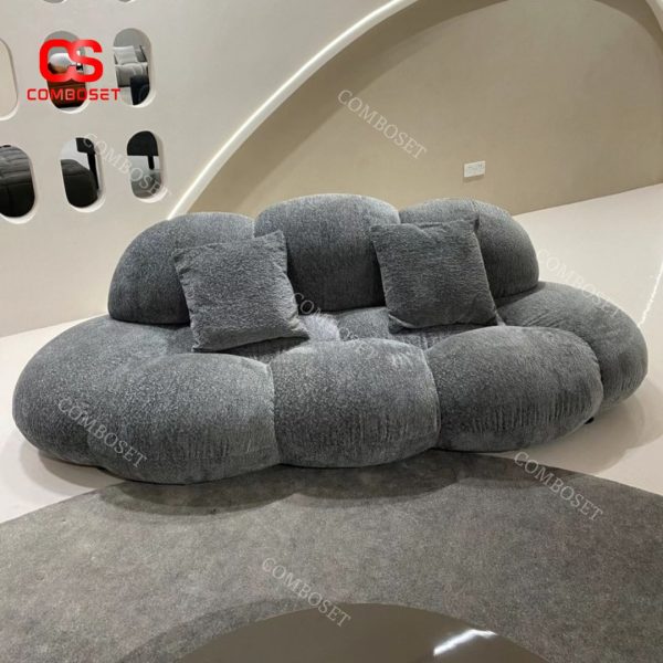 Ghế Sofa Đám Mây Lông Cừu Lớn Mềm Mại Trang Trí Thẩm Mỹ Viện, Phòng Chờ, Phòng Khách