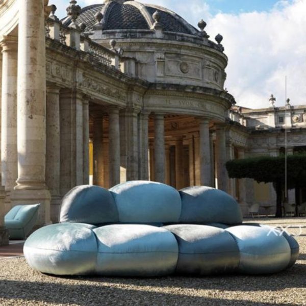 Ghế Sofa Đám Mây Lông Cừu Lớn Mềm Mại Trang Trí Thẩm Mỹ Viện, Phòng Chờ, Phòng Khách