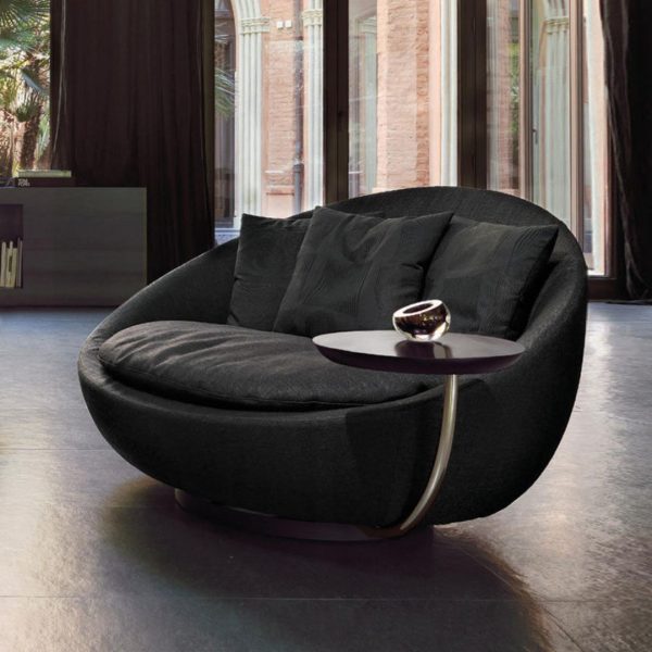 Ghế Sofa Xoay 360 Độ Liền Bàn Cafe Nhỏ Decor Phòng Khách Phòng Ngủ Hiện Đại