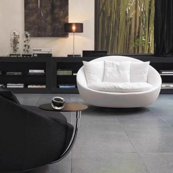Ghế Sofa Xoay 360 Độ Liền Bàn Cafe Nhỏ Decor Phòng Khách Phòng Ngủ Hiện Đại