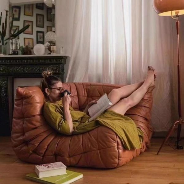 Ghế Togo Conner Góc Sofa Lười Hình Tam Giác Trang Trí Phòng Khách, Không Gian Thư Giãn