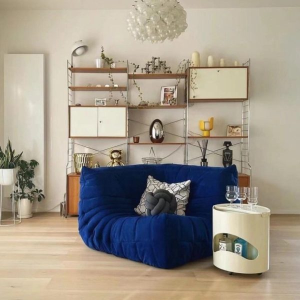 Ghế Togo Conner Góc Sofa Lười Hình Tam Giác Trang Trí Phòng Khách, Không Gian Thư Giãn