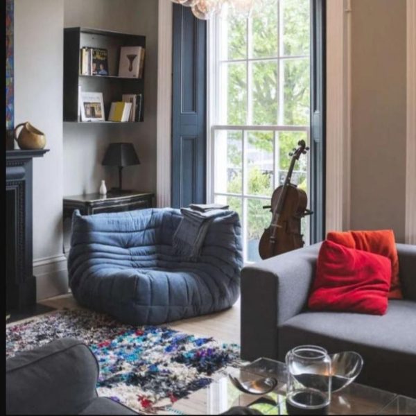Ghế Togo Conner Góc Sofa Lười Hình Tam Giác Trang Trí Phòng Khách, Không Gian Thư Giãn