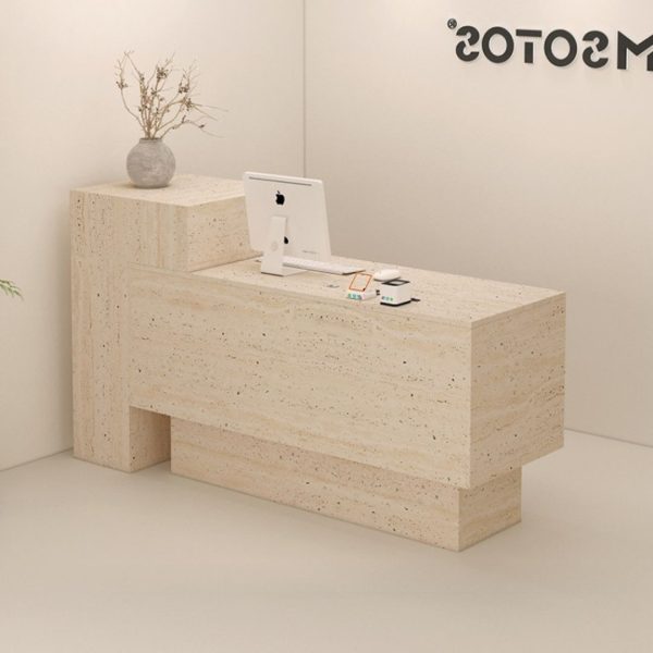 Bàn Gỗ Quầy Thu Ngân Cửa Hàng Thời Trang, Khách Sạn, Nhà Hàng Nhiều Màu, Nhiều Ngăn Sang Trọng