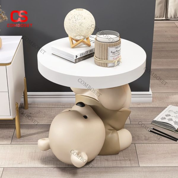 Bàn Phụ Nhỏ Hình Chú Gấu Hoạt Hình Ngộ Nghĩnh Phòng Khách, Phòng Ngủ Cho Bé