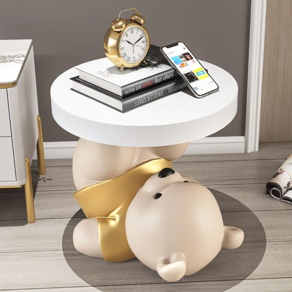 Bàn Phụ Nhỏ Hình Chú Gấu Hoạt Hình Ngộ Nghĩnh Phòng Khách, Phòng Ngủ Cho Bé