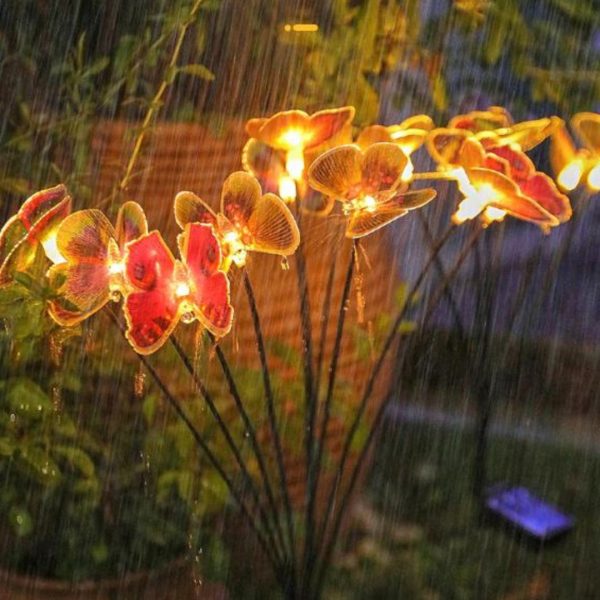 Đèn Bướm Năng Lượng Mặt Trời Chống Nước Trang Trí Sân Vườn, Cảnh Quan Nhiều Màu Sắc
