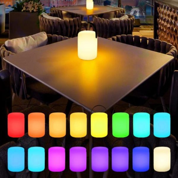 Đèn Cắm Trại Di Động 16 Màu RGB Điều Khiển Từ Xa, Có Quai Xách Chống Thấm Nước