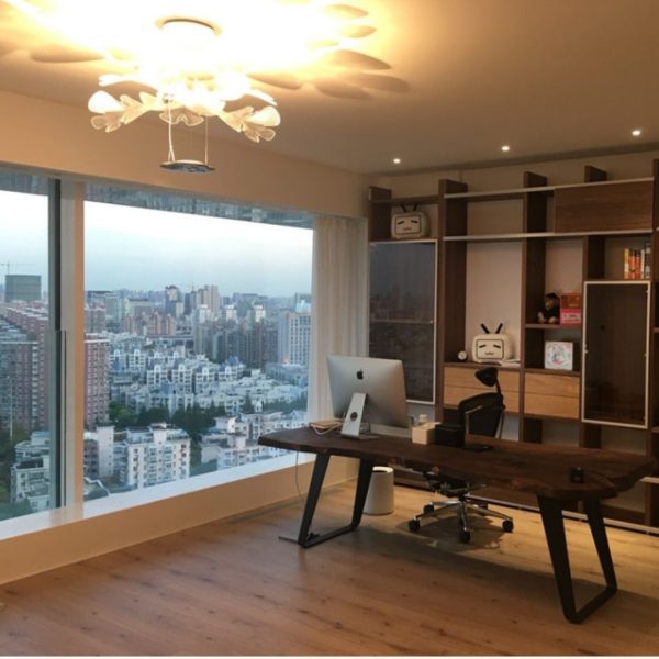 Đèn Chùm 2 Tầng Vòng Cánh Hoa Thanh Lịch Nghệ Thuật Decor Triển Lãm, Phòng Khách