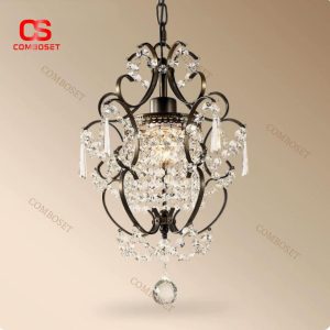 Đèn Chùm Chuỗi Pha Lê Sáng Tạo Thiết Kế Nhỏ Theo Phong Cách Retro Cổ Điển Decor Phòng Khách