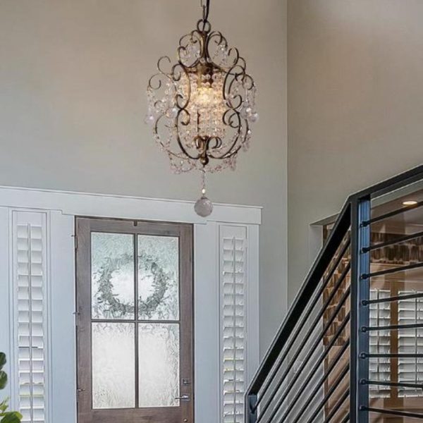 Đèn Chùm Chuỗi Pha Lê Sáng Tạo Thiết Kế Nhỏ Theo Phong Cách Retro Cổ Điển Decor Phòng Khách