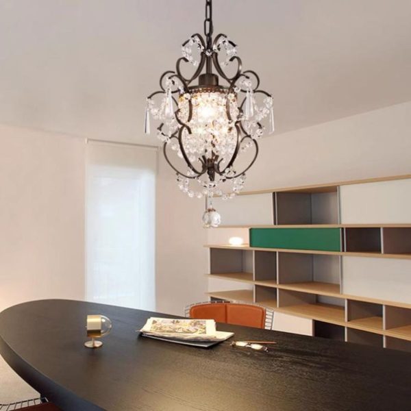Đèn Chùm Chuỗi Pha Lê Sáng Tạo Thiết Kế Nhỏ Theo Phong Cách Retro Cổ Điển Decor Phòng Khách