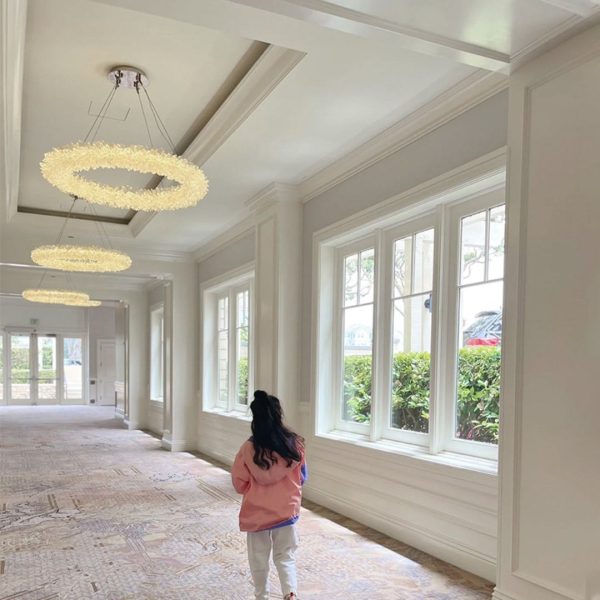 Đèn Chùm Hạt Pha Lê K9 Sang Trọng Decor Không Gian Phòng Khách, Phòng Ngủ Hiện Đại