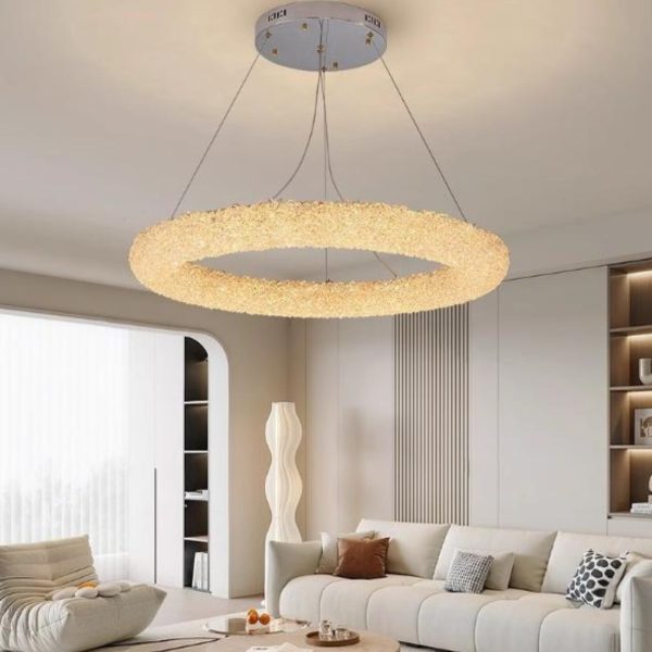 Đèn Chùm Hạt Pha Lê K9 Sang Trọng Decor Không Gian Phòng Khách, Phòng Ngủ Hiện Đại