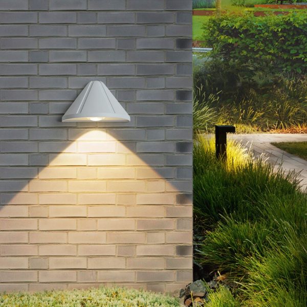 Đèn Rọi Tường Nhôm Chống Thấm Trang Trí Phòng Ngủ, Ban Công, Sân Vườn, Rọi Biển Số Nhà