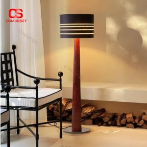 Đèn Sàn Bắc Âu Da Cao Cấp Phong Cách Nội Thất Châu Âu Trang Trí Phòng Khách, Đọc Sách, Ghế Sofa