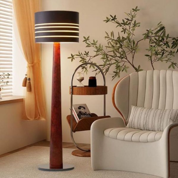 Đèn Sàn Bắc Âu Da Cao Cấp Phong Cách Nội Thất Châu Âu Trang Trí Phòng Khách, Đọc Sách, Ghế Sofa