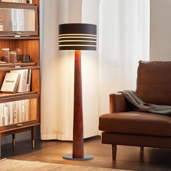 Đèn Sàn Bắc Âu Da Cao Cấp Phong Cách Nội Thất Châu Âu Trang Trí Phòng Khách, Đọc Sách, Ghế Sofa