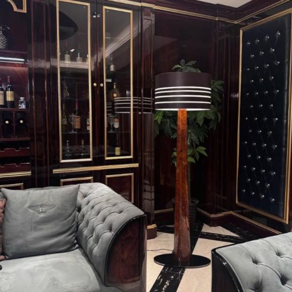 Đèn Sàn Bắc Âu Da Cao Cấp Phong Cách Nội Thất Châu Âu Trang Trí Phòng Khách, Đọc Sách, Ghế Sofa