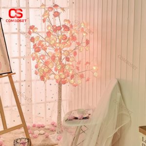 Đèn Sàn Cây Hoa Hồng Phát Sáng Nổi Bật Không Gian Phòng Khách, Phòng Ngủ, Quán Cafe Hiện Đại